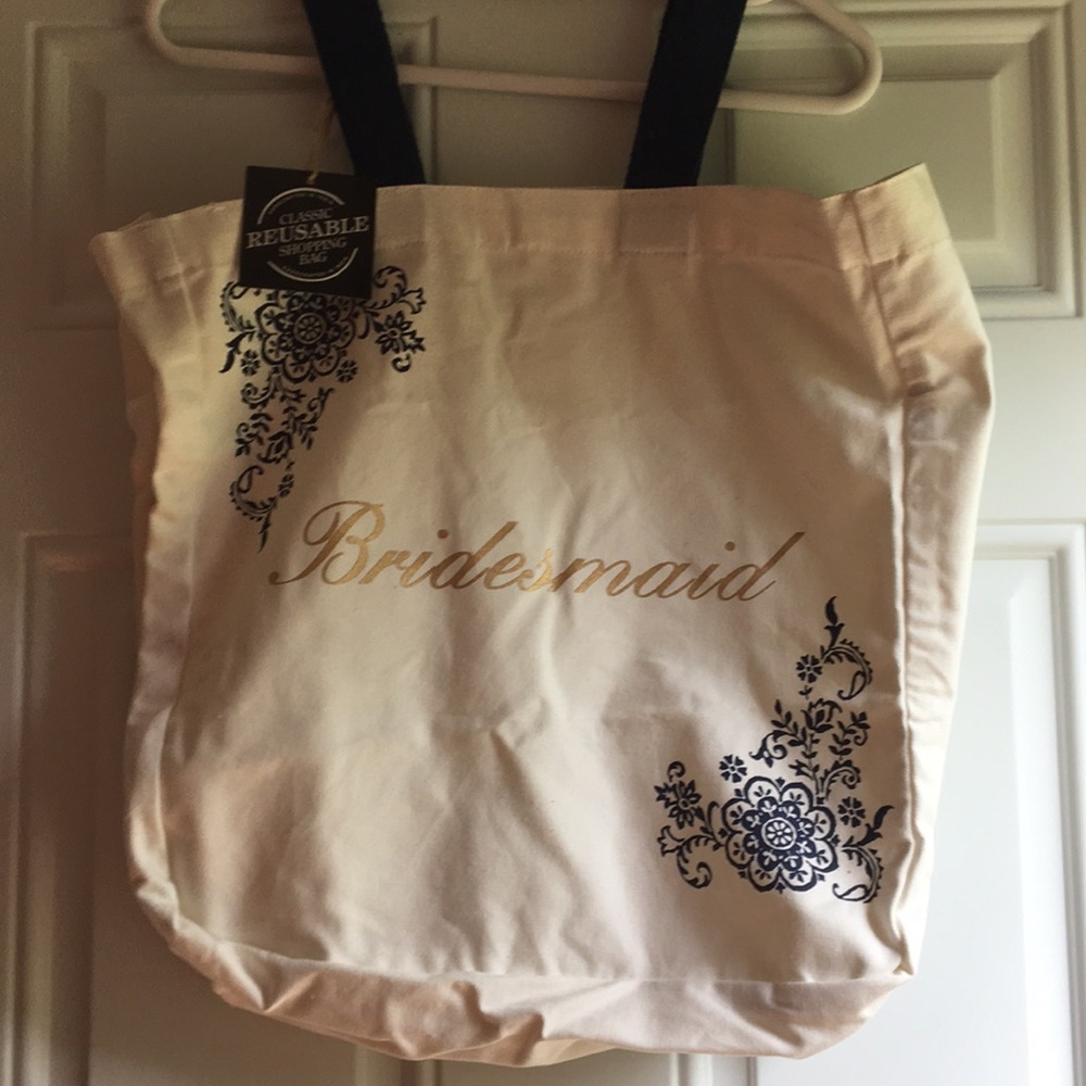 🔥 2/$8, 3/$10, 4/$12 🔥 New reusable canvas bridesmaid bag